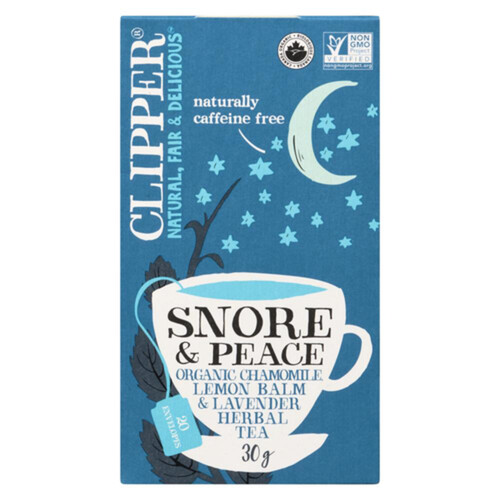 Clipper Organic Herbal Tea Snore And Peace 30 g