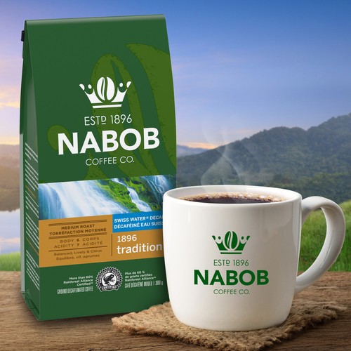 Nabob Ground Coffee Decaffeinated 1896 Tradition Swiss Water 300 g