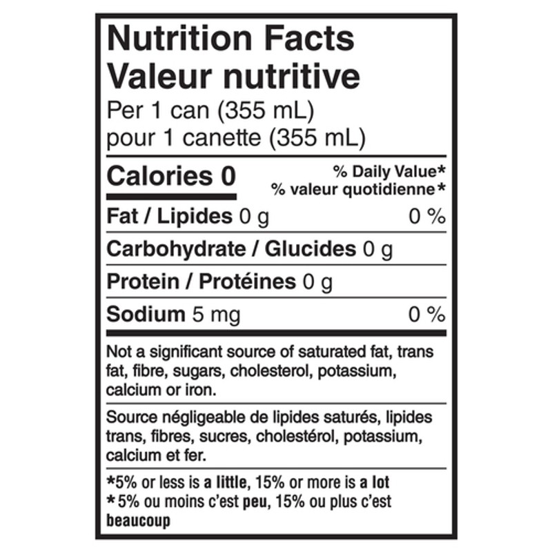 AHA Sparkling Water Peach Honey 12 x 355 ml (cans) Voilà Online