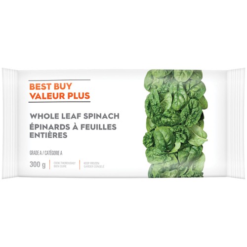 Best Buy Frozen Whole Leaf Spinach Grade A 300 g