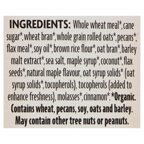 Nature's Path Organic Cereal Flax Plus Maple Pecan Crunch 325 g
