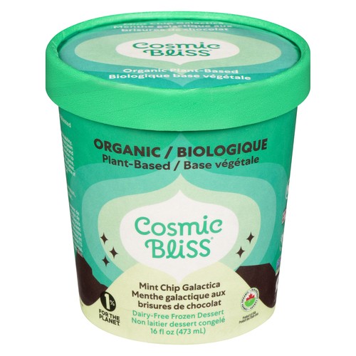 Cosmic Bliss Dairy-Free Frozen Dessert Mint Chip Galactica 473 ml