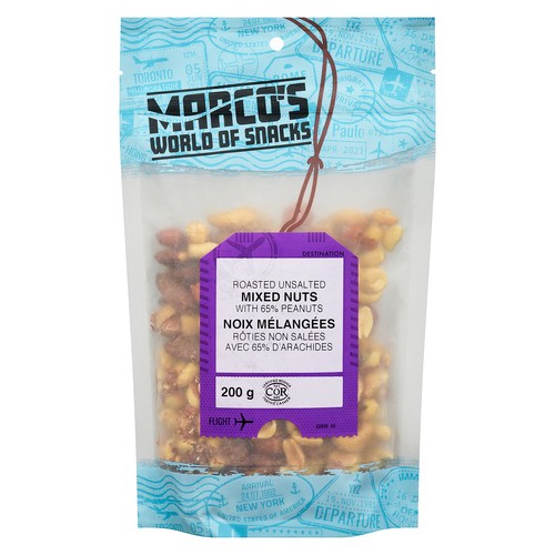 Marco's World Of Snacks Mixed Nuts Roasted Unsalted 200 g