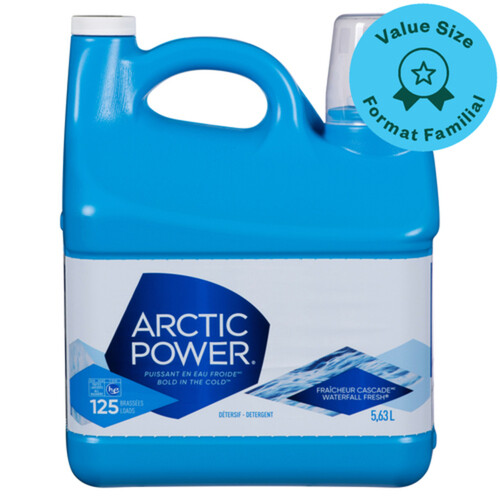 Arctic Power Laundry Detergent Waterfall Fresh Value Size  5.63 L