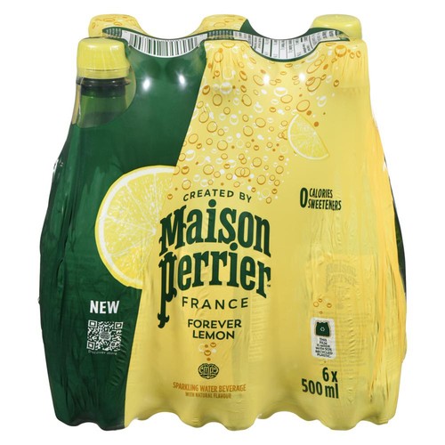 Maison Perrier Sparkling Water Lemon 6 x 500 ml (bottles)