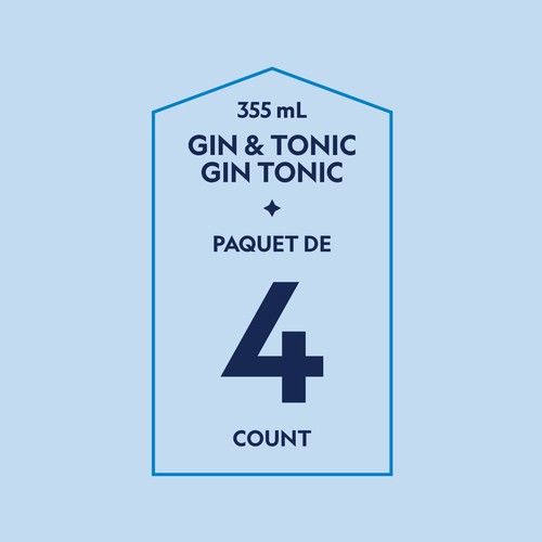 Atypique Non-Alcoholic Mocktail Gin & Tonic 4 x 355 ml (cans)