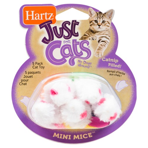Hartz Mini Mice Cat Toy 5 Pack