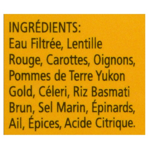 Sunflower Kitchen Gluten Free  Soup Egyptian Lentil 956 ml