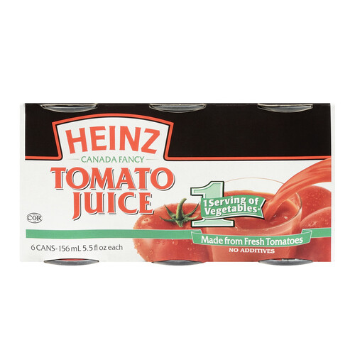 Heinz Juice Tomato Club Pack 6 x 156 ml (cans)