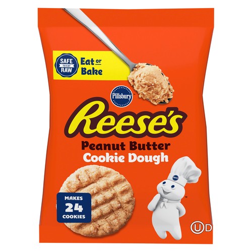 Pillsbury Cookie Dough Reese Peanut Butter 24 Cookies 260 g