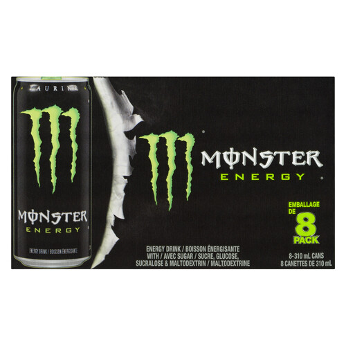 Monster Energy Drink Taurine 8 x 310 ml (cans)