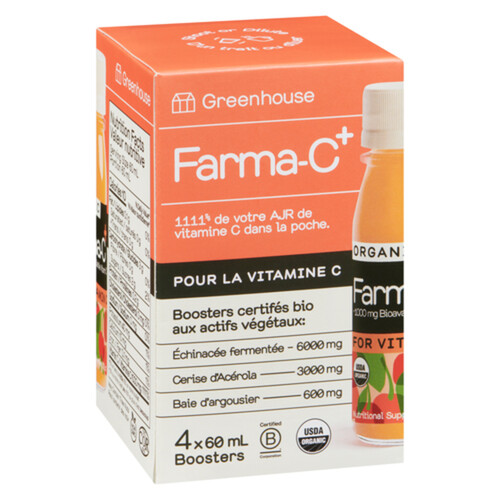 Greenhouse Juice FarmaC Plus 4 x 60 ml (bottles) Voilà Online
