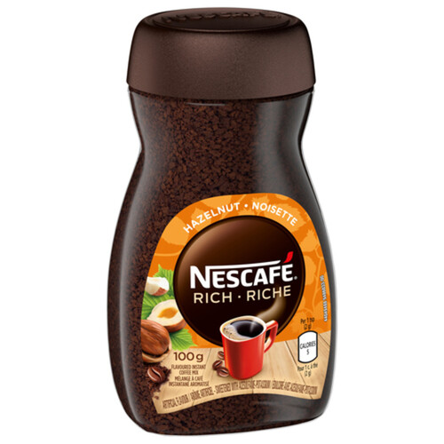 Nescafé Rich Instant Coffee Hazelnut 100 g
