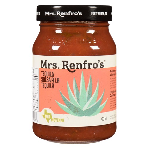 Mrs. Renfro's Salsa Tequila 473 ml