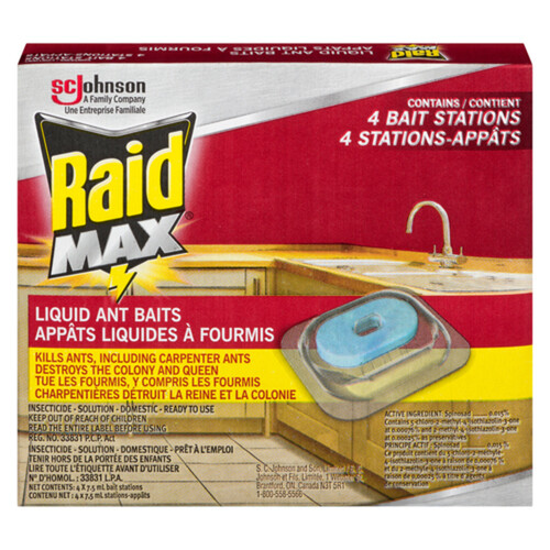 Raid Max Liquid Ant Baits 4 EA