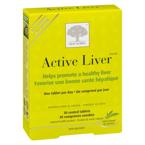 New Nordic Liver Health Supplements Coated Tablets 30 Count
