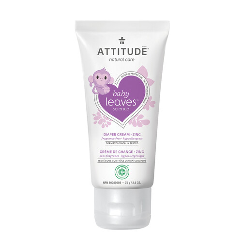 Attitude Baby Leaves Zinc Diaper Cream 75 g