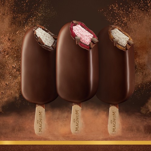 Magnum Ice Cream Bar Double Raspberry 3 x 90 ml