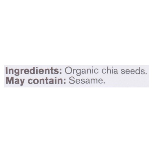Prana Organic Chia Seeds Whole Black 1 kg