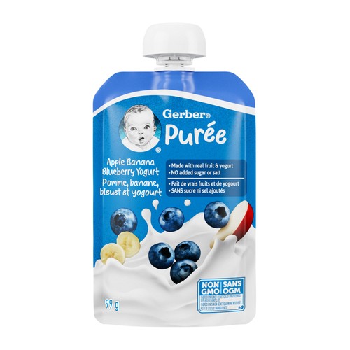 Gerber Purée Yogurt Apple Banana Blueberry  99 g