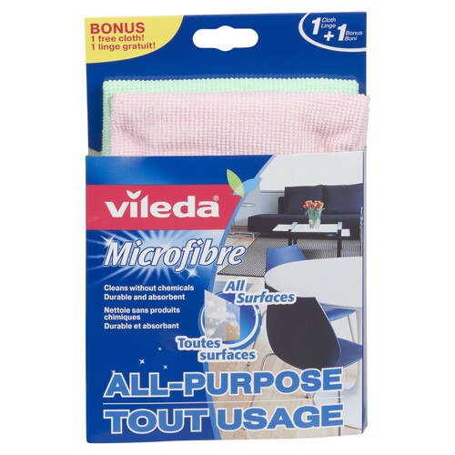 Vileda Univel Comfort Cloths 1 + 1 Bonus 