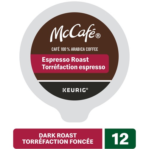 McCafé Coffee Pods Rainforest Espresso Dark Roast 12 K-Cups 129 g