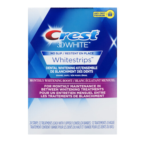 Crest 3D White Monthly Whitestrips 12 EA
