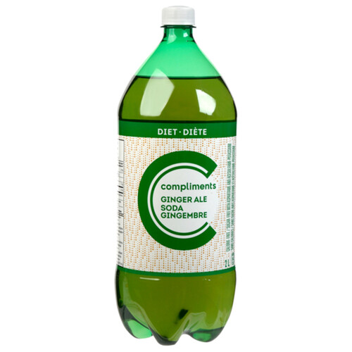 Compliments Soft Drink Diet Ginger Ale 2 L (bottle)