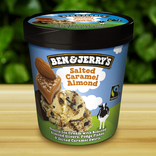 Ben & Jerry's Ice Cream Salted Caramel Slivered Almond 473 ml