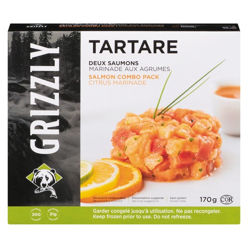 Grizzly Frozen Cubes Atlantic Salmon 170 g