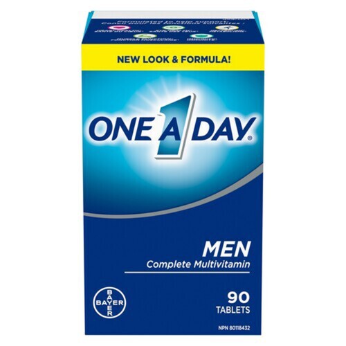 One A Day Complete Multivitamins For Men 90 Tablets 