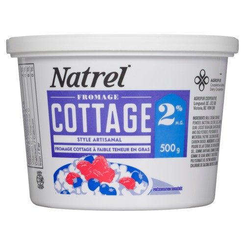 Sealtest By Natrel 2% Cottage Cheese Artisan Style 500 g