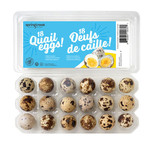 Spring Creek Quail Farms Farms Fresh Quail Eggs Value Size 18 Count