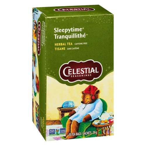 Celestial Seasonings Caffeine-Free Herbal Tea Sleepytime 20 Tea Bags