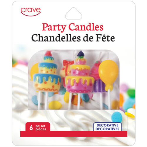 Crave Party Decorative Candles Pack