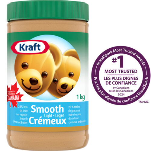 Kraft Light Peanut Butter Smooth 1 kg