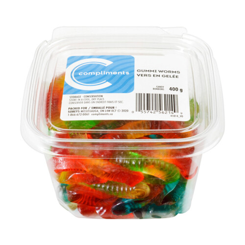 Compliments Gummi Worms 400 g