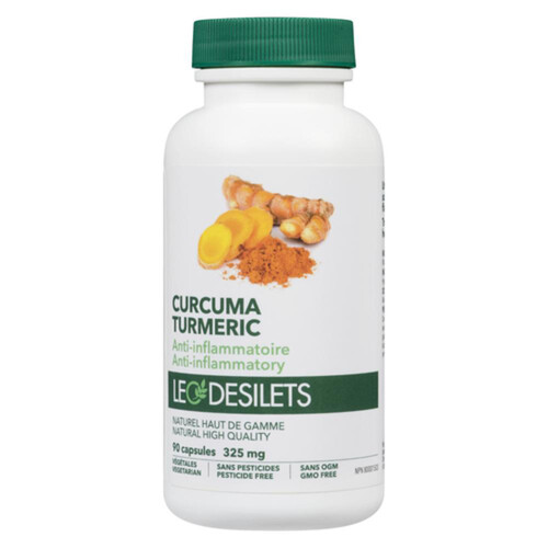 Léo Désilets Turmeric Anti-Inflammatory 325 mg Capsules 90 Count