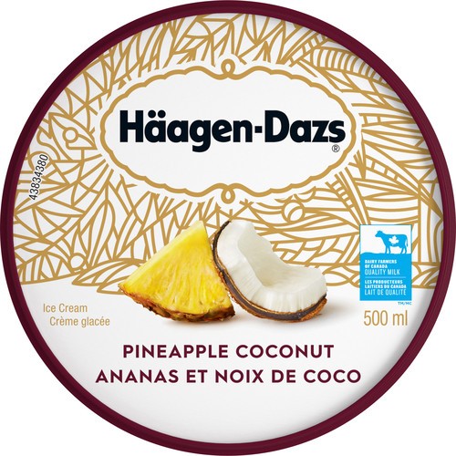 Häagen-Dazs Ice Cream Pineapple Coconut 500 ml