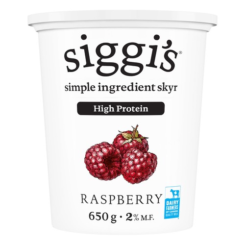 Siggi's Skyr Yogurt 2% Raspberry 650 g