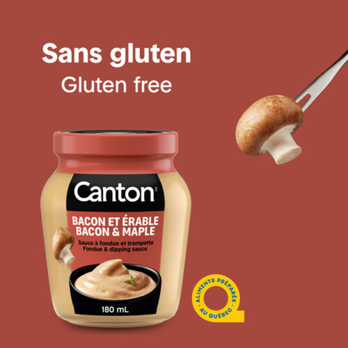 Canton Fondue and Dipping Sauce Bacon and Maple 180 ml