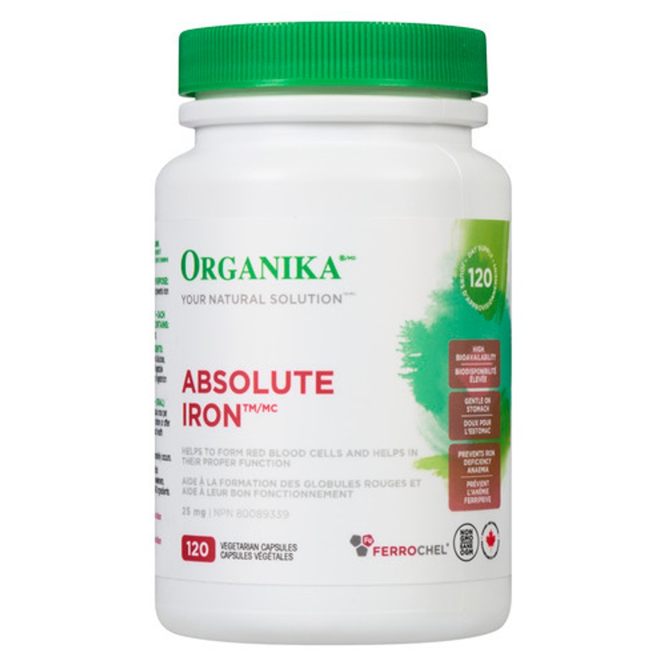 Organika Absolute Iron Vitamins 120 Vegetable Capsules - Voilà Online ...