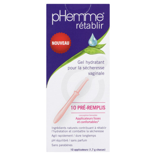 pHemme Revive Restore Vaginal Moisturizing Gel 10 Uses