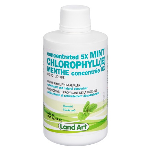 Land Art Antioxidant & Natural Deodorizer Chlorophyll Mint Flavour 500 ml