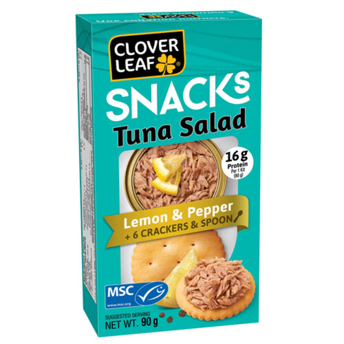 Clover Leaf Tuna Snacks Lemon & Pepper 90 g