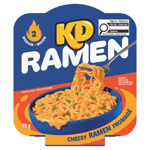 Kraft Dinner Cheesy Ramen Medium Heat 95 g