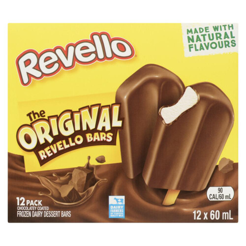 Revello Frozen Dairy Bars The Original 12 x 60 ml