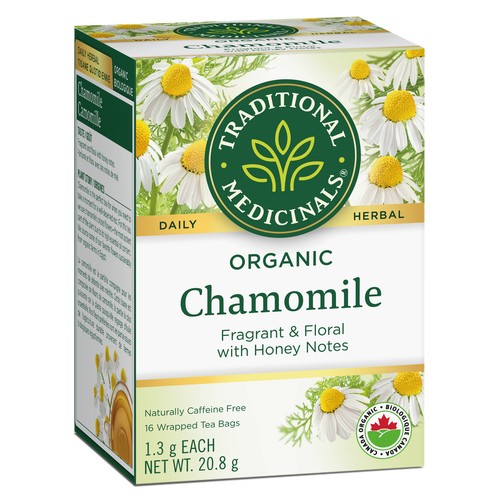 Traditional Medicinals Herbal Tea Chamomile 16 Tea Bags