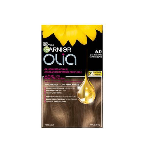 Garnier Olia Hair Color 6.0 Light Brown 1 EA