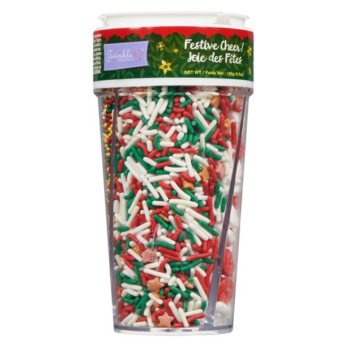Twinkle Baker Décor Sprinkles Twister Festive Cheer 140 g